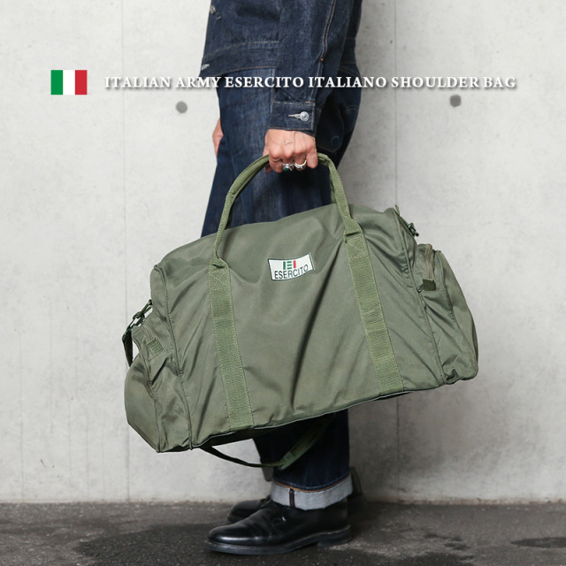 イタリアの70年代の軍用バッグ、vintage，ショルダーバッグ， イタリア軍 海軍 1950年代キャンバスショルダーバッグ(デッド