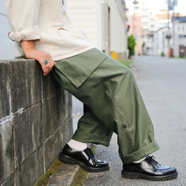 オランダ軍 ダブルフェイス フィールド カーゴパンツ OD 軍パン 