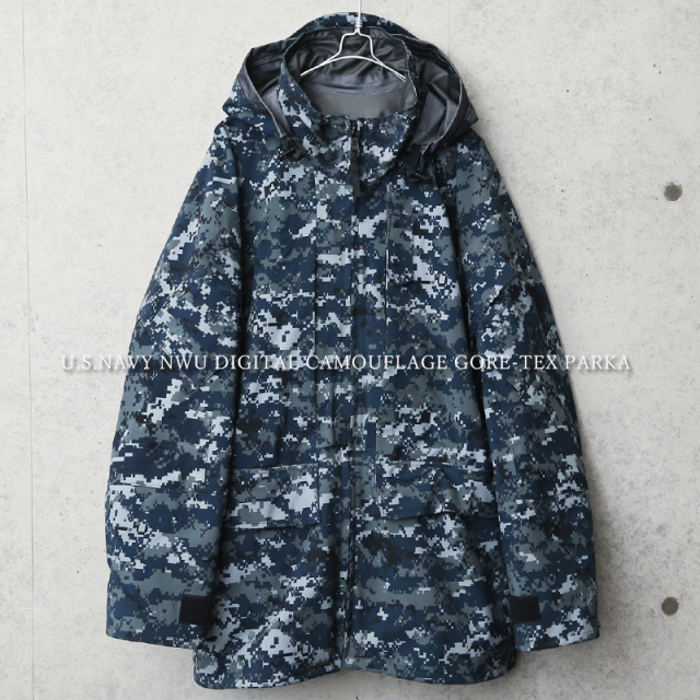 米軍 U.S.NAVY ECWCS GEN2 NWU デジタルカモ GORE-TEX パーカー 軍服 