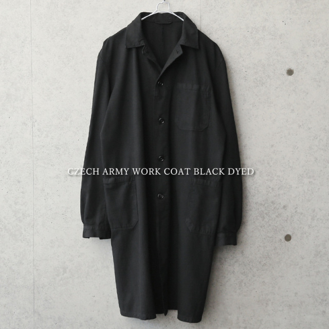 実物 USED チェコ軍 ワークコート BLACK染め【キャンペーン対象外】 軍服 ミリタリーファッション【T】