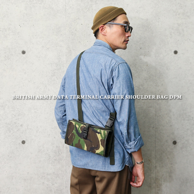 実物 新品 デッドストック イギリス軍 データ ターミナル キャリア DPM ショルダーバッグ【キャンペーン対象外】【I】ミリタリー
