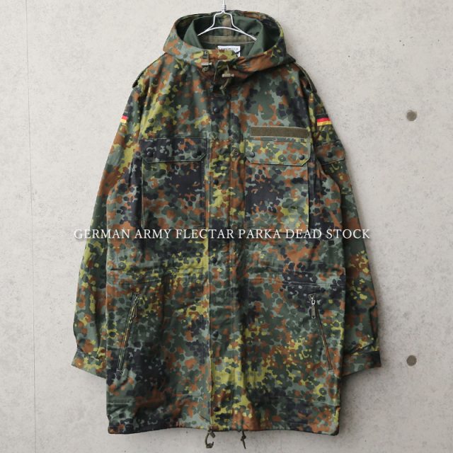 実物 新品 デッドストック ドイツ軍 フレクターカモ パーカー【キャンペーン対象外】 軍服 ミリタリーファッション【T】