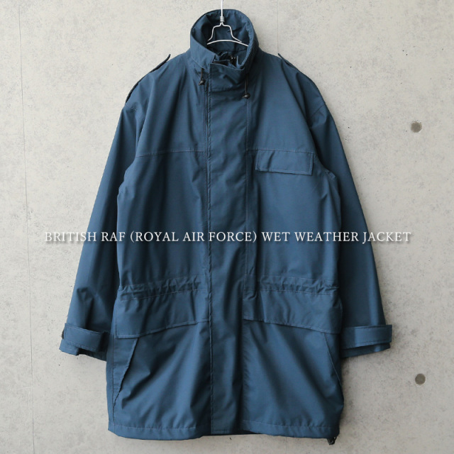 実物 USED イギリス軍 RAF（ROYAL AIR FORCE）WET WEATHER ジャケット【キャンペーン対象外】ミリタリーファッション 軍服【I】