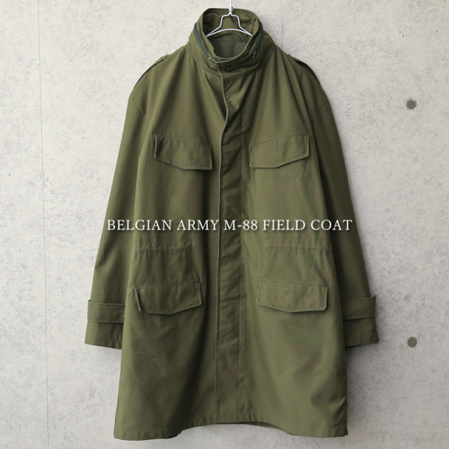実物 USED ベルギー軍 M-88 フィールドコート【キャンペーン対象外】 ミリタリーファッション 軍服【I】