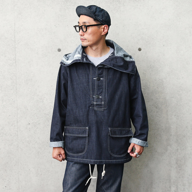米軍 1940's U.S.NAVY デニム プルオーバー GUNNERS PARKA
