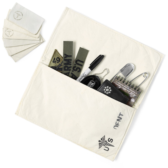 【ネコポス便対応】実物 USED 米軍 コットンリネン メディカルポーチ【キャンペーン対象外】【T】ミリタリー