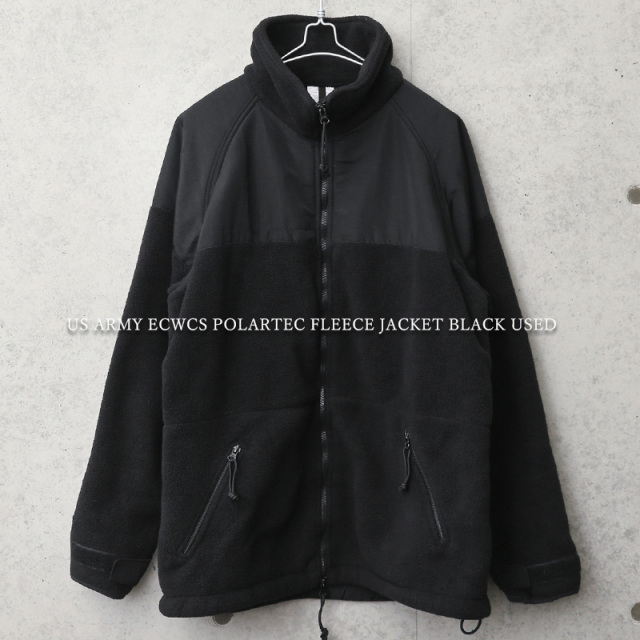 米軍 ECWCS POLARTEC ポーラテック フリースジャケット BLACK 