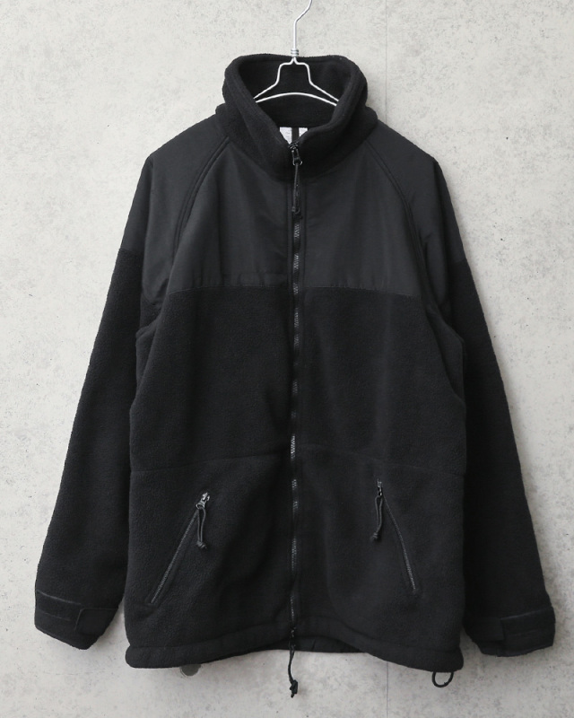 実物 USED 米軍 ECWCS GEN2 POLARTEC（ポーラテック） フリースジャケット BLACK【キャンペーン対象外】 ミリタリーファッション【I】 古着