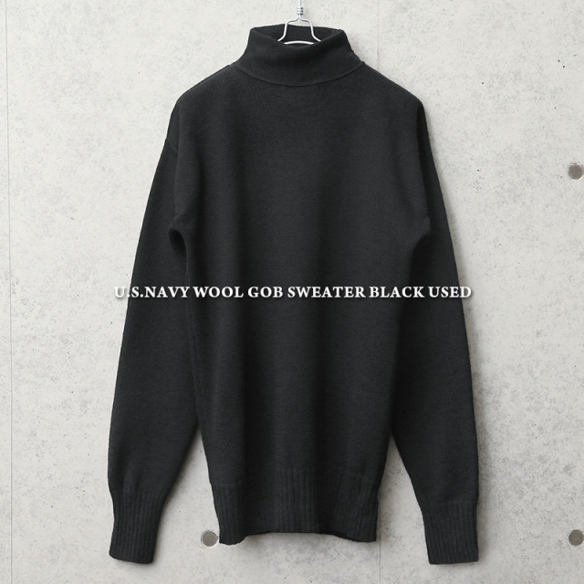 実物 USED 米軍 U.S.NAVY WOOL GOB セーター【キャンペーン対象外】 ミリタリーファッション コマンドセーター【I】