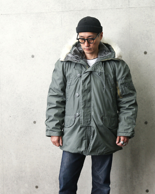 デッドストック 米軍 N-3B フライトジャケット ミリタリーファッション  