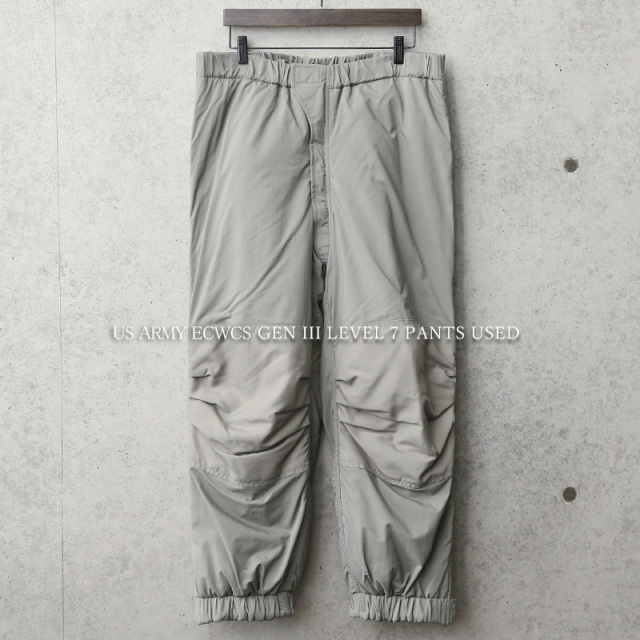Level7/実物 米軍 ECWCS Gen III Level 7 パンツ 米軍 ECWCS Gen III Level 7 パンツ ミリタリーパンツ 軍服 軍パン