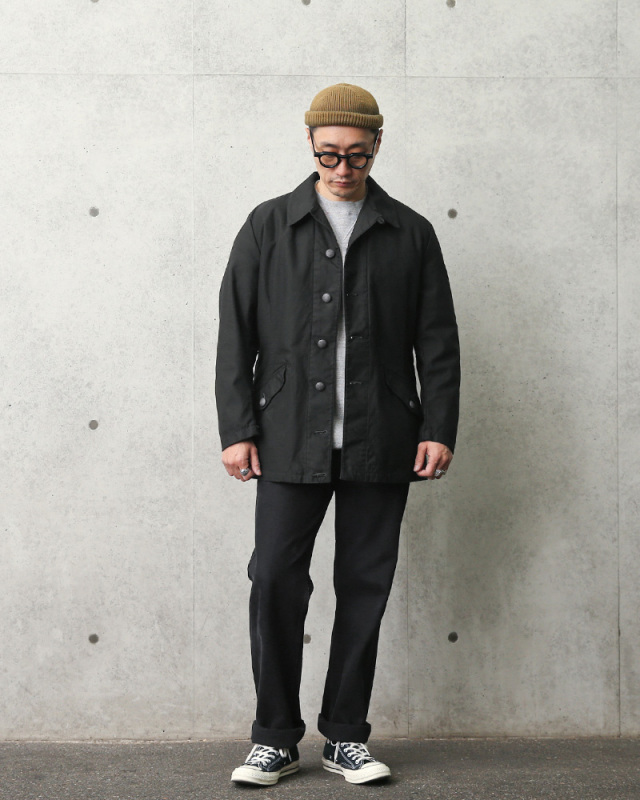 スウェーデン軍 M-59 フィールドジャケット BLACK染め 軍服 ミリタリー 