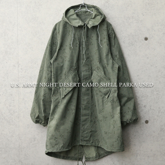 米軍 ナイトデザートカモ シェルパーカー ミリタリーファッション 軍服 