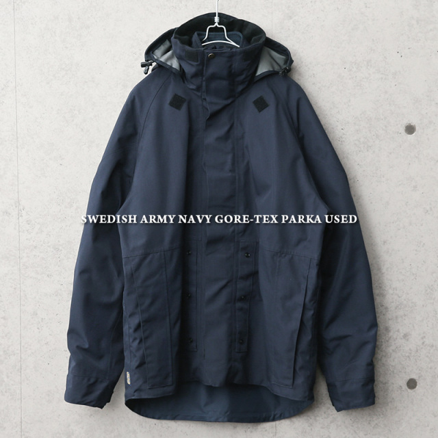 スウェーデン軍 NAVY GORE-TEX パーカ 軍服 ミリタリーファッション 