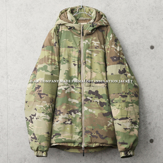 B.A.F社製 プリマロフト インサレーション ジャケット 軍服 ミリタリー