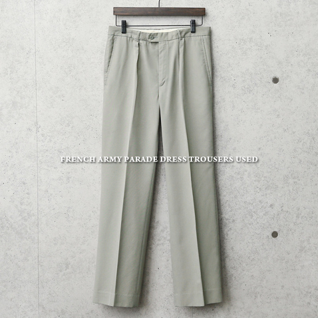 実物 USED フランス軍 PARADE DRESS トラウザーズ【キャンペーン対象外】ミリタリーファッション 軍服 軍パン【I】