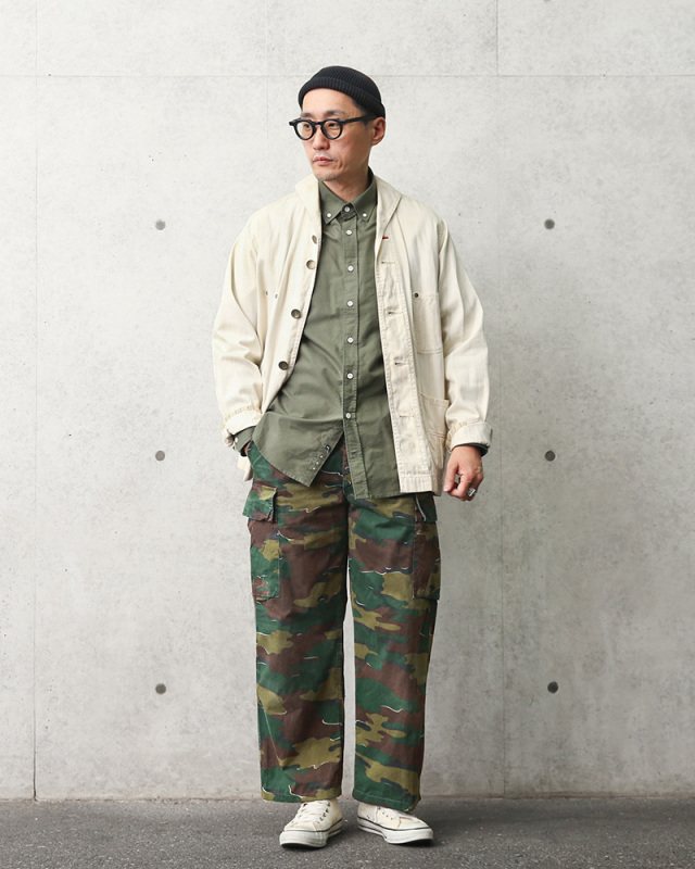 USED ベルギー軍 M-90 ジグソーカモ フィールド カーゴパンツ 2nd 軍服 