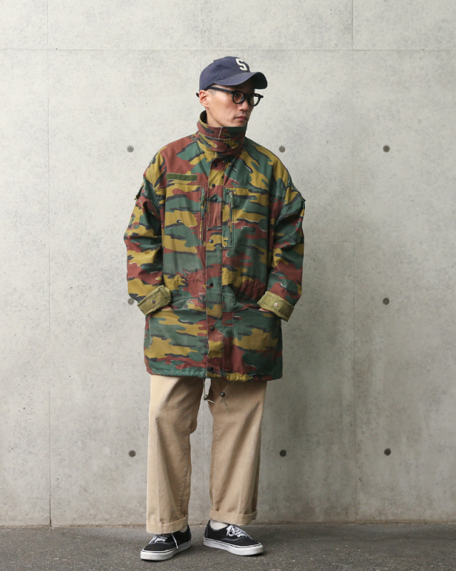 USED ベルギー軍 M-90 ジグソーカモ フィールド ジャケット 軍服 