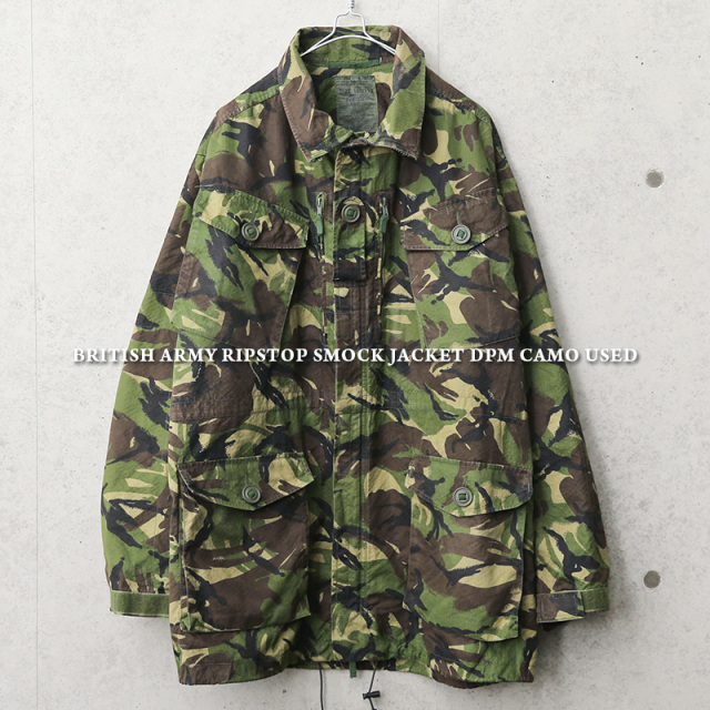 実物 USED イギリス軍 リップストップ スモックジャケット DPM CAMO【キャンペーン対象外】 軍服 ミリタリーファッション【I】