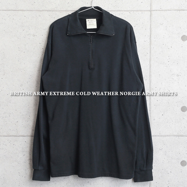 実物 USED イギリス軍 ECW NORGIE ARMY フィールドシャツ ブラック【キャンペーン対象外】 軍服 ミリタリーファッション【T】