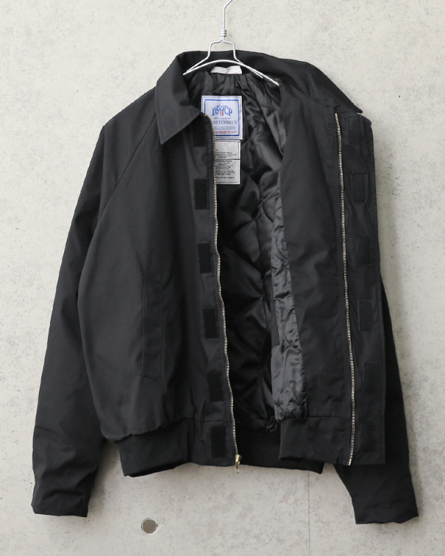 デッドストック 米軍 U.S.NAVY ユーティリティージャケット BLACK 軍服 