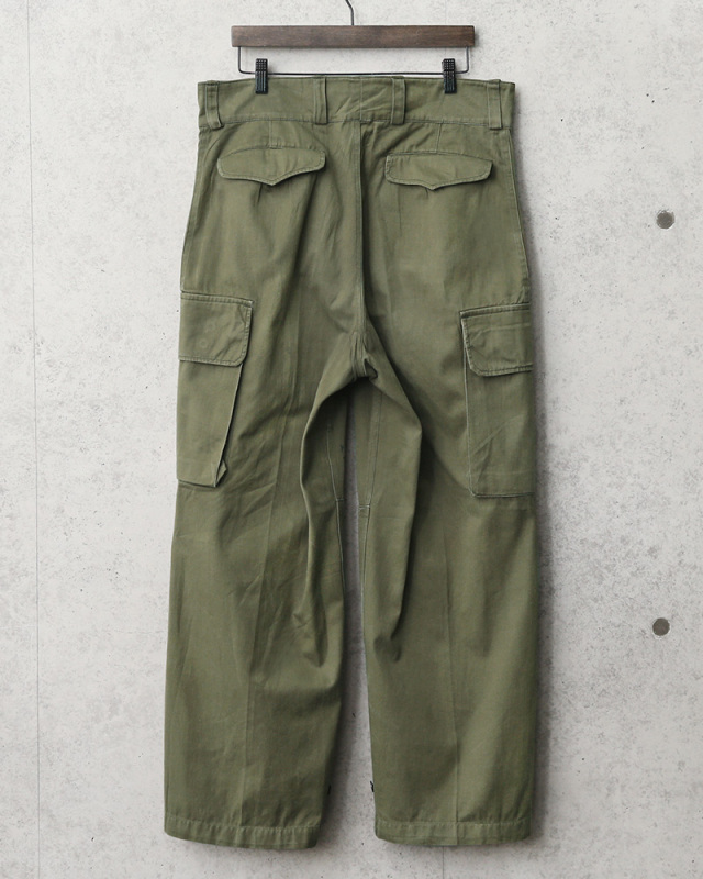 フランス軍 M-47 カーゴパンツ 後期型 ヘリンボーンツイル ミリタリー  