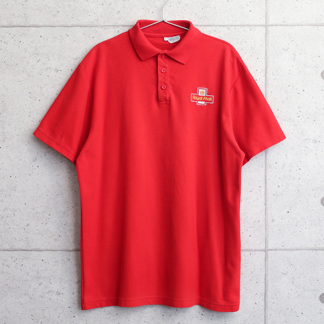 実物 USED イギリス ROYAL MAIL ロイヤルメール ショートスリーブ ポロシャツ【キャンペーン対象外】【I】ミリタリー