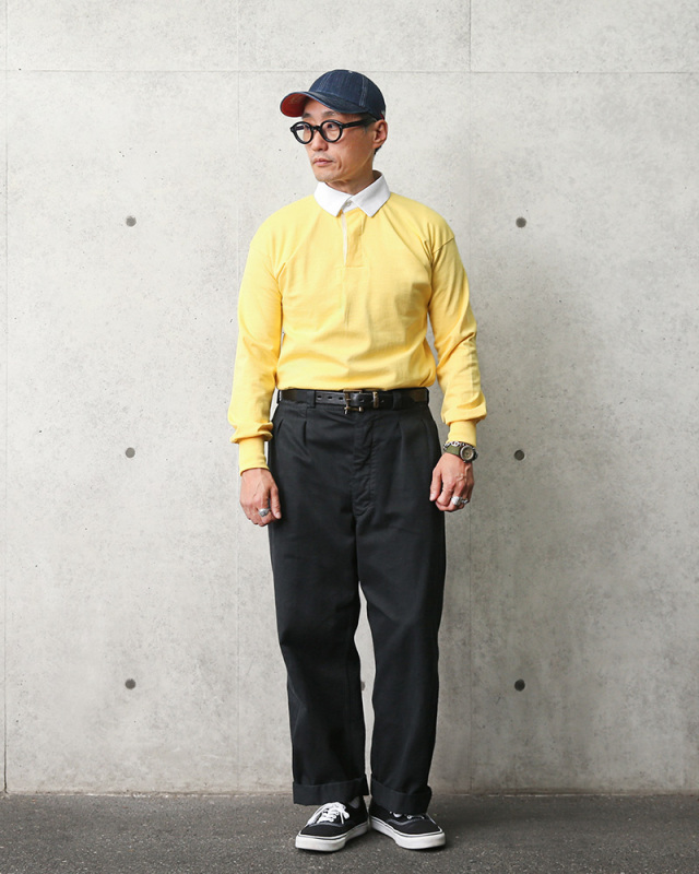 イギリス軍 ラガーシャツ [Dead Stock / NAVY] - Fresh Service