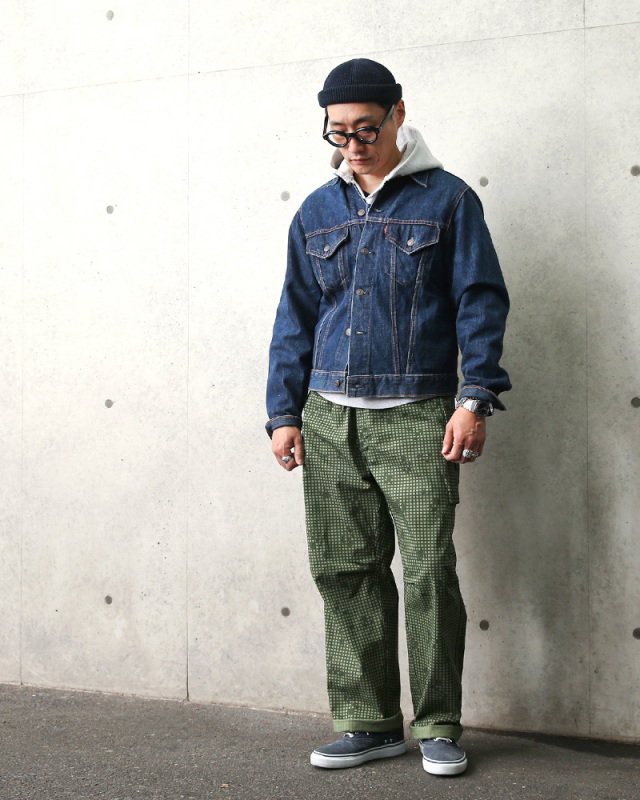 ナイトカモ　オーバーパンツ　SMALL SHORT デットストック 米軍 ナイトデザートカモ オーバーパンツ 軍服