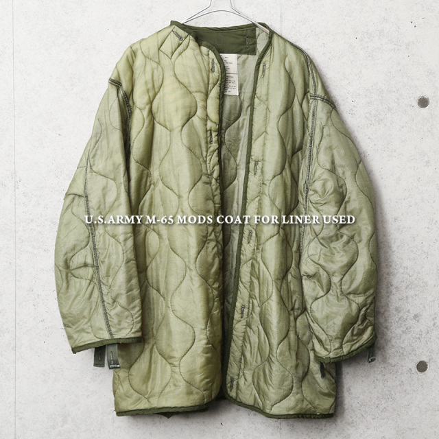 実物 USED 米軍 M-65 モッズコート用ライナー【キャンペーン対象外】 軍服 ミリタリーファッション【I】
