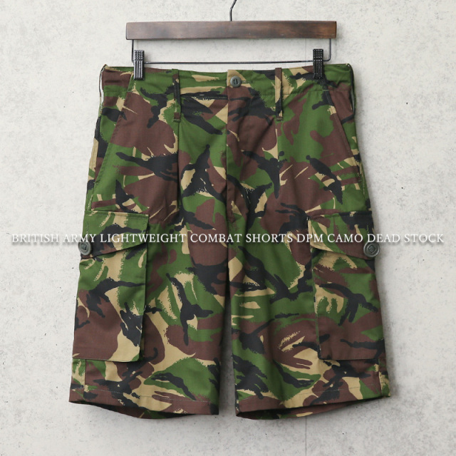 実物 新品 デッドストック イギリス軍 ライトウェイト コンバット ショートパンツ DPMカモ【キャンペーン対象外】 軍服 軍パン ミリタリーファッション【I】
