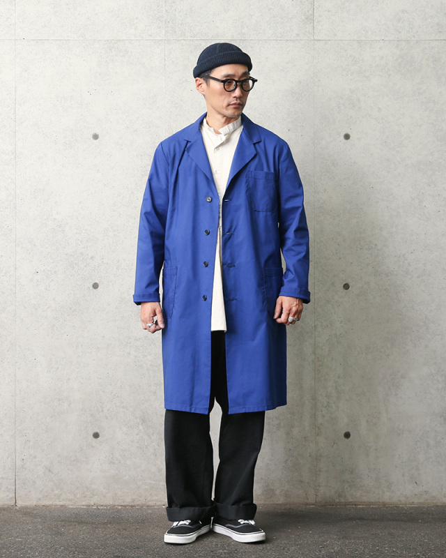 デッドストック イタリア空軍 ワークコート ブルー 軍服 ミリタリー  