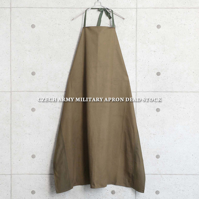 ☆今だけ15%OFF☆実物 新品 デッドストック チェコ軍 ミリタリー ワーク エプロン【キャンペーン対象外】 ミリタリーファッション 軍服【I】