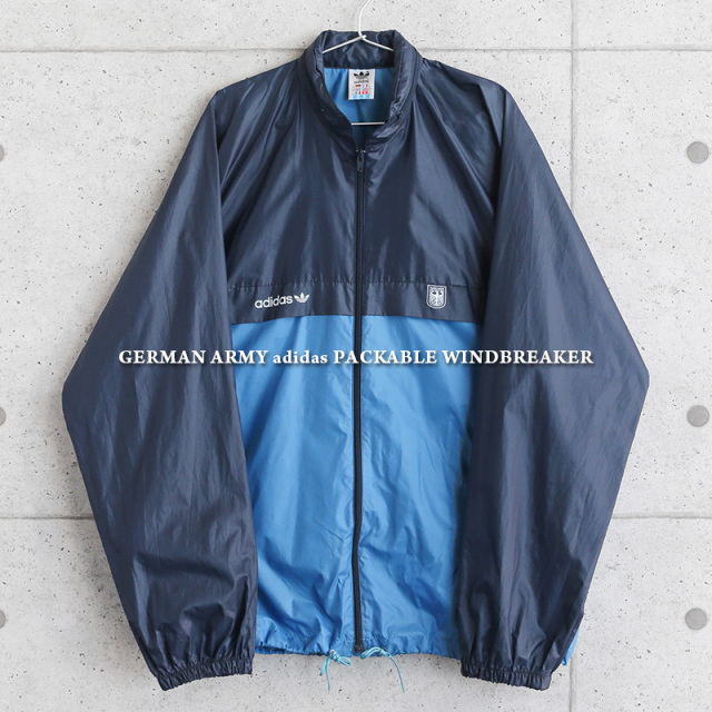 実物 USED ドイツ軍 adidas（アディダス）PACKABLE ウィンドブレーカー【キャンペーン対象外】 ミリタリージャケット 軍服【I】