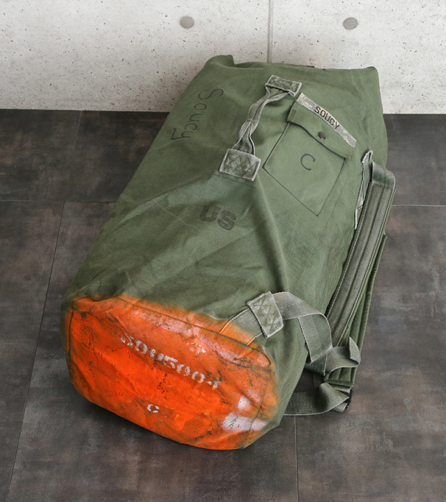 USED 米軍 ダブルストラップ コーデュラナイロン ダッフルバック  