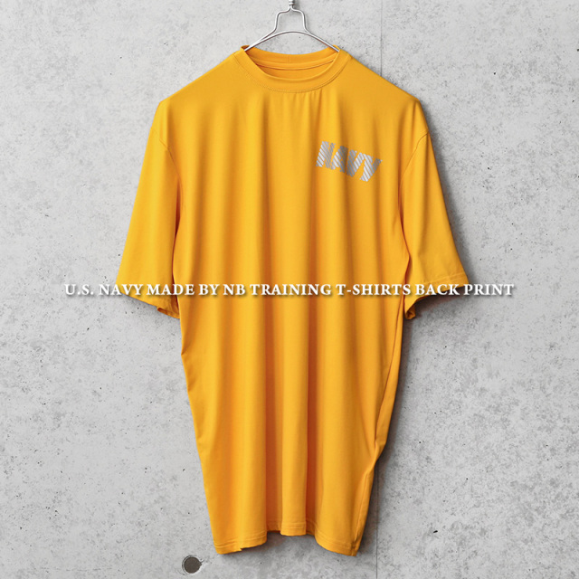 【即日出荷対応】【ネコポス便対応】新品 米軍 U.S.NAVY NB社製 フィジカル トレーニング Tシャツ MADE IN USA【キャンペーン対象外】【T】ミリタリー