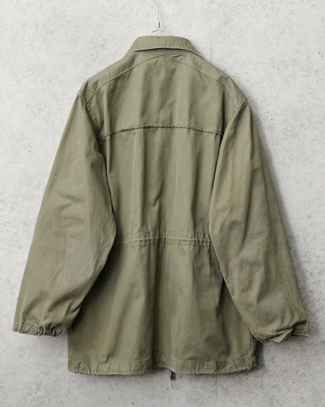 USED イタリア軍 フロントジップ フィールドジャケット