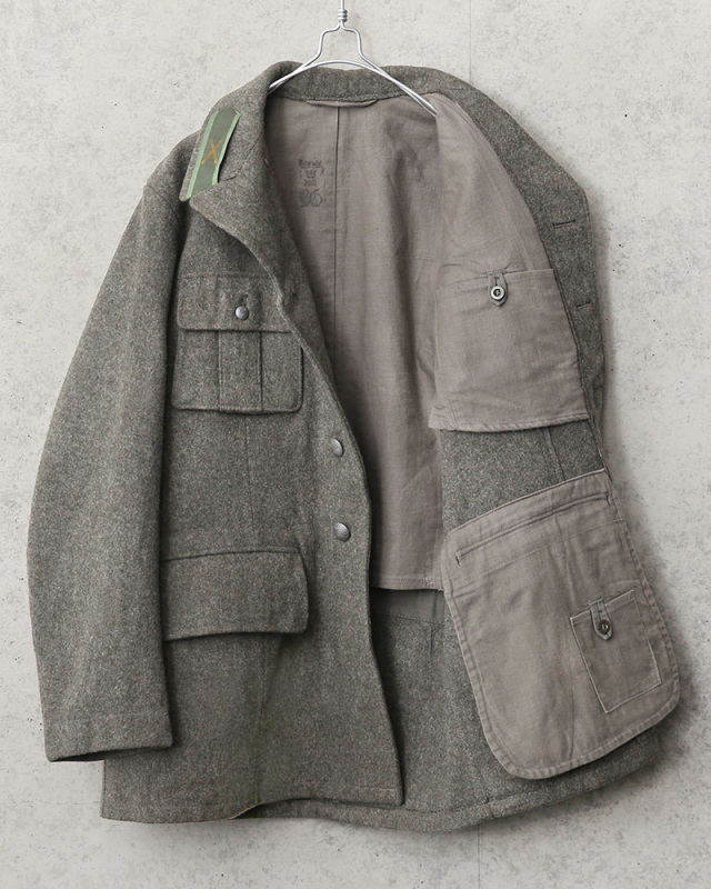 USED スウェーデン軍 M-39 ウールジャケット ＃1 ミリタリー 
