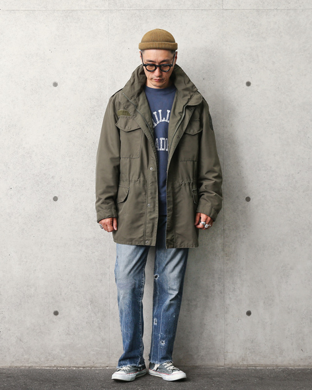 USED オーストリア軍 ウォータープルーフ M-65 フィールドジャケット  