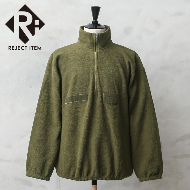 リジェクト 訳あり品 実物 USED イタリア軍 1/4 ZIP フリース プルオーバー【キャンペーン対象外】【I】 ミリタリー