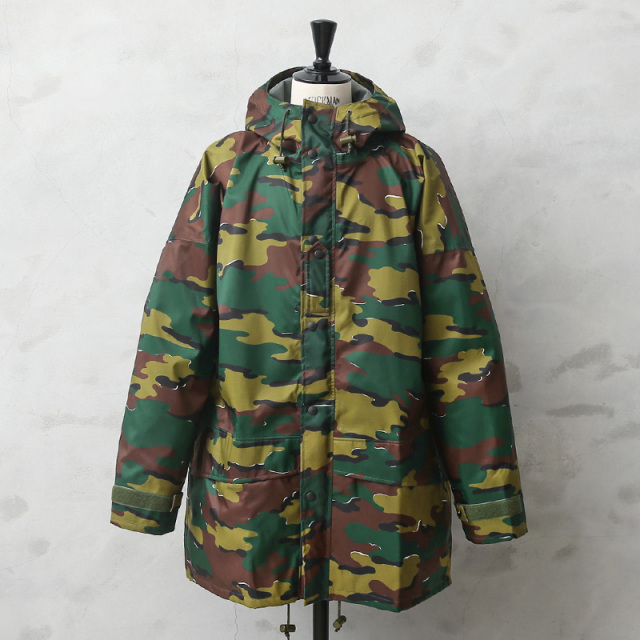 実物 新品 デッドストック ベルギー軍 M-90 ジグソーカモ WATERPROOF フィールドパーカー【キャンペーン対象外】【I】ミリタリーファッション 軍服