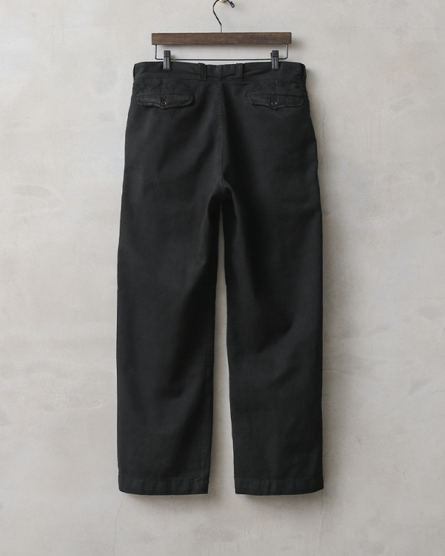 フランス軍 1950〜60年代 M-52 ヴィンテージ チノ BLACK染め