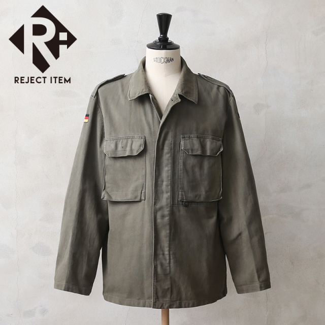 リジェクト 訳あり品 希少 実物 USED ドイツ軍 モールスキン ジャケット 後期型【キャンペーン対象外】【I】 ミリタリー