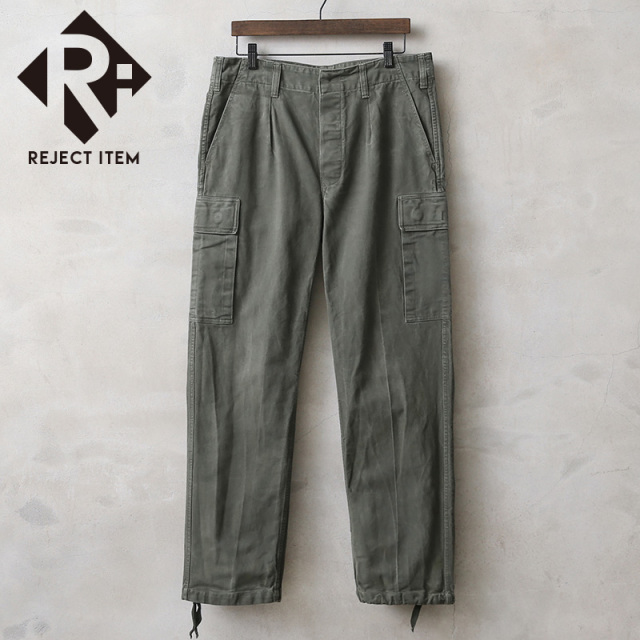 リジェクト 訳あり品 希少 実物 USED ドイツ軍 モールスキン カーゴパンツ【キャンペーン対象外】【I】 ミリタリー