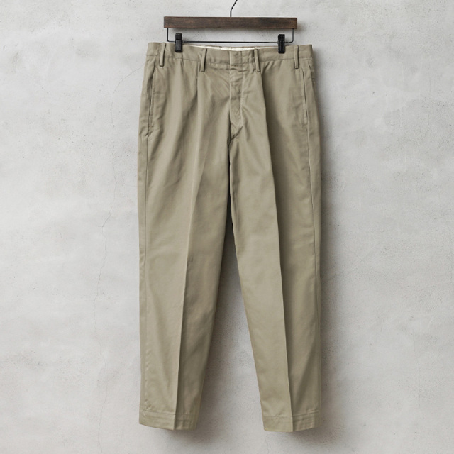 実物 新品 デッドストック イタリア軍 E.I. チノトラウザーズ ボタンフライ / チノパンツ【キャンペーン対象外】【I】ミリタリーファッション 軍服