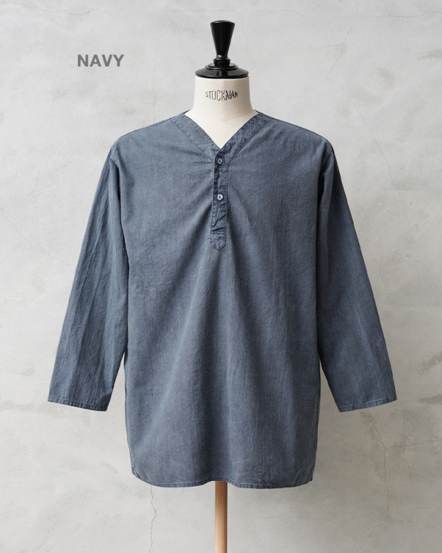 実物 新品 デッドストック ロシア軍 80s ヘンリーネック スリーピング 