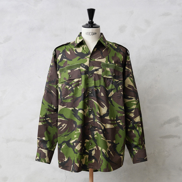 ☆今だけ15%OFF☆実物 新品 デッドストック ルーマニア軍 M2002 リップストップ フィールドシャツ DPMカモ【キャンペーン対象外】【I】ミリタリーファッション 軍服