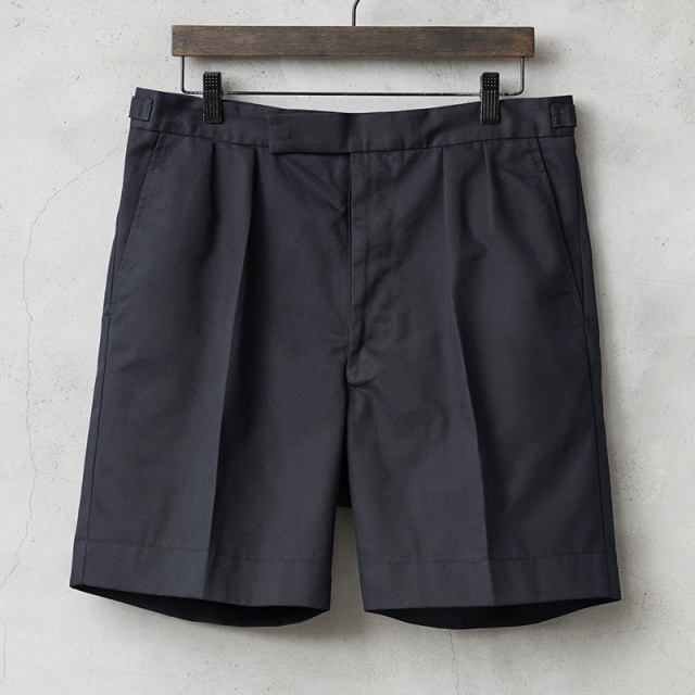 実物 USED イギリス軍 ROYAL NAVY ツータック ワークショーツ【キャンペーン対象外】【I】ミリタリーファッション 軍服