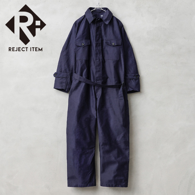 リジェクト 訳あり品 実物 新品 デッドストック イタリア軍 コットンサテン ワーク カバーオール【キャンペーン対象外】【I】 ミリタリー