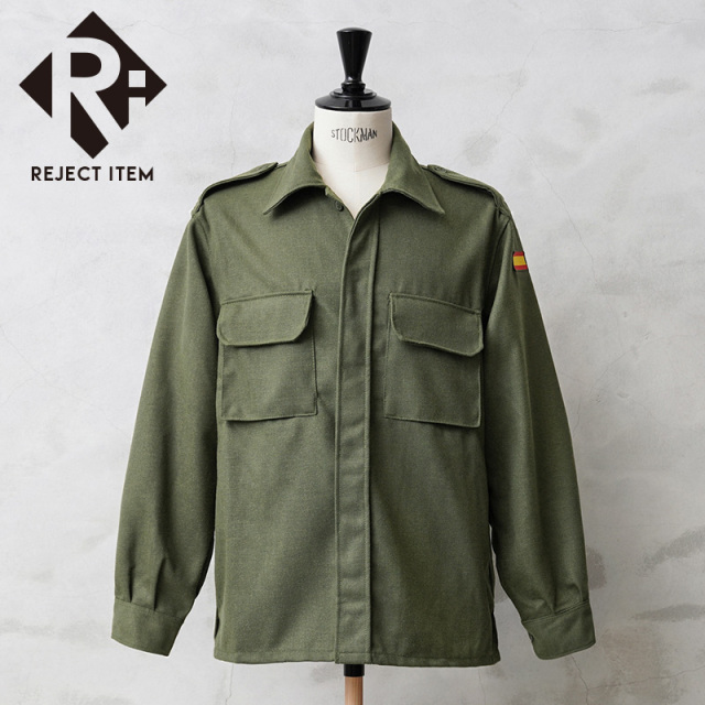 リジェクト 訳あり品 実物 新品 デッドストック スペイン軍 コンバット ウール シャツジャケット【キャンペーン対象外】【I】 ミリタリー